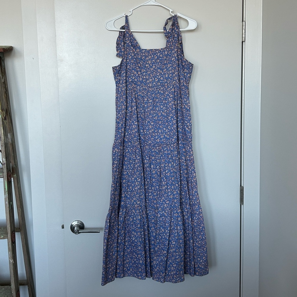 Madewell Floral Tank Tie Sundress